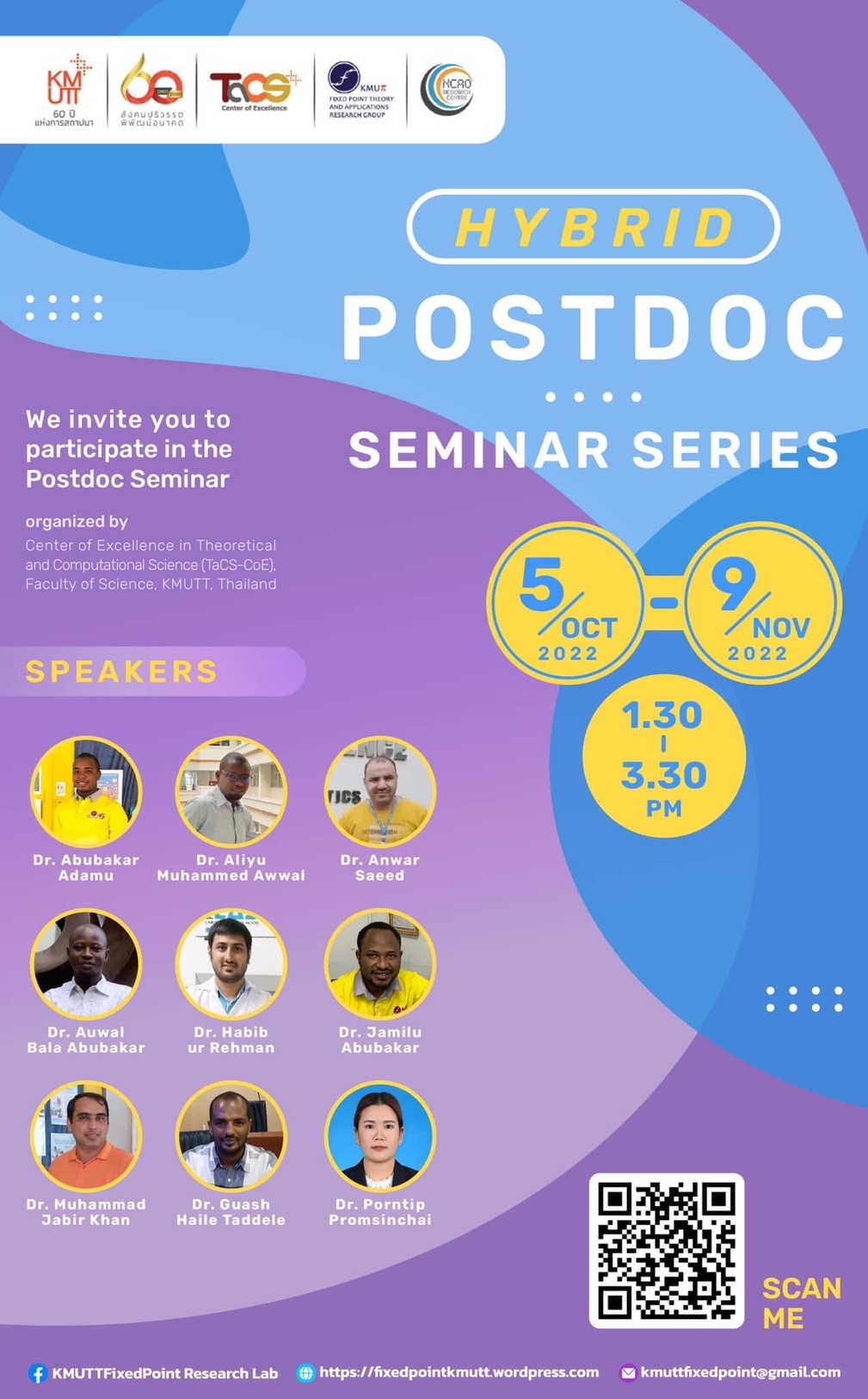 Postdoctoral Seminar Series TaCS